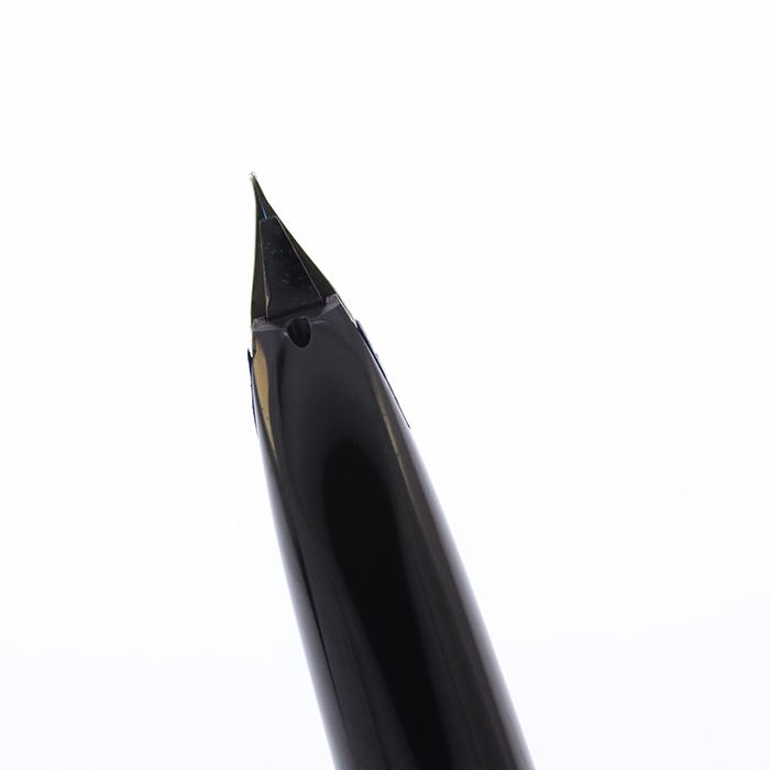 中古)PILOT パイロット 万年筆 カスタム ホワイトストライプ 18K-WG