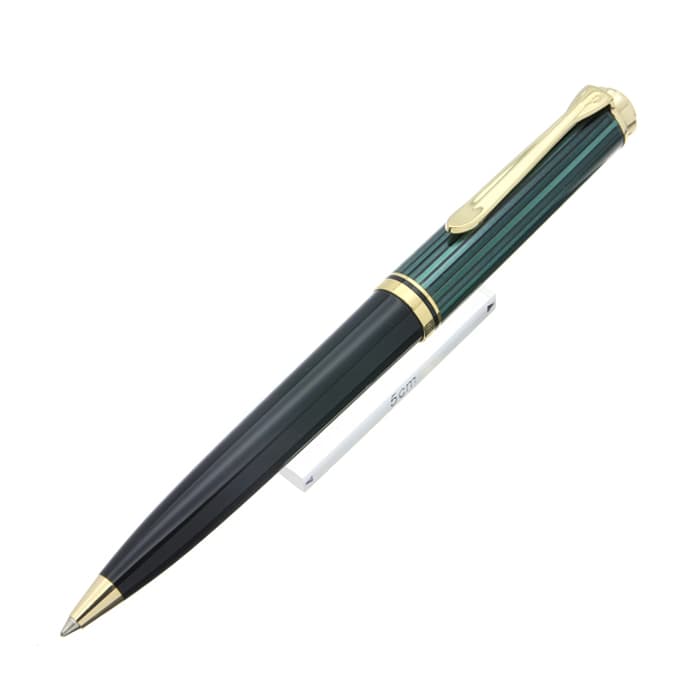 Pelikan ペリカン スーベレーン K800 グリーンストライプ ボールペン