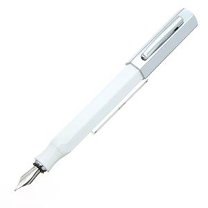 ファーバーカステル WRITink print White 中古)FABER-CASTELL ファーバーカステル 万年筆 オンドロ ホワイト B
