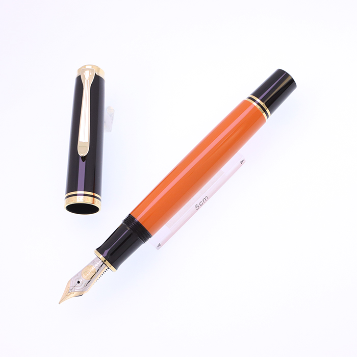 Pelikan ペリカン 万年筆 スーべレーン M800 バーントオレンジ EF 詳細ページ | 万年筆 ボールペンなど高級筆記具の販売・買取