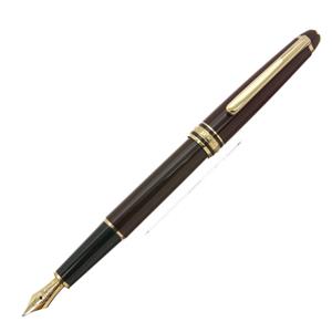 MONTBLANC モンブラン 万年筆 マイスターシュテュック #144 ボルドー 14K全金/M メイン