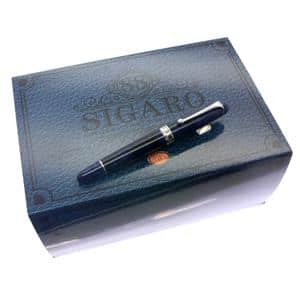 AURORA アウロラ 万年筆 リミテッドエディション 88 SIGARO BLUE シガロ ブルー EF [研磨] メイン