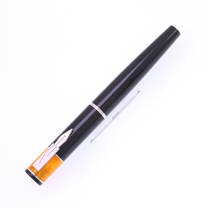 中古)DELTA デルタ 万年筆 アイコン オレンジ アクセント F（商品ID