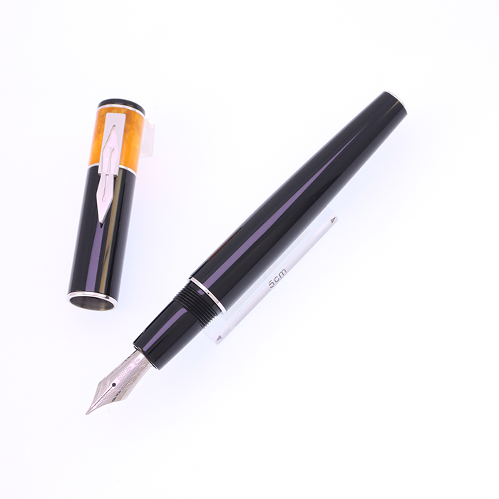 中古)DELTA デルタ 万年筆 アイコン オレンジ アクセント F（商品ID