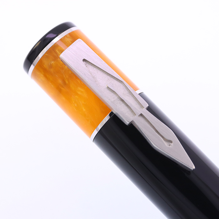中古)DELTA デルタ 万年筆 アイコン オレンジ アクセント F（商品ID