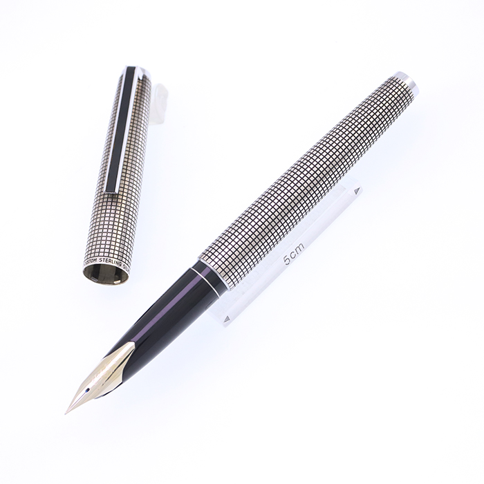中古)PILOT パイロット 万年筆 カスタム スターリングシルバー