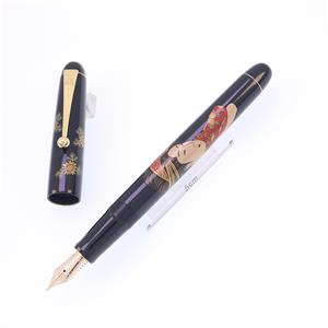 万年筆 ナミキ ニッポンアートコレクション 平蒔絵 花魁 中字