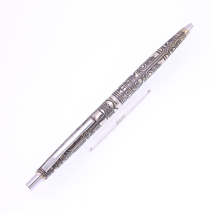 中古)SAILOR セーラー ボールペン ヒエログリフ スターリングシルバー