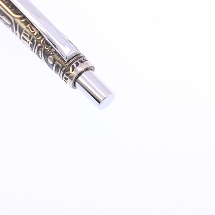 中古)SAILOR セーラー ボールペン ヒエログリフ スターリングシルバー