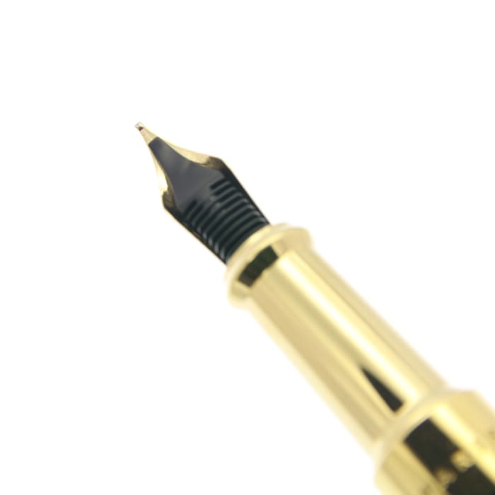 【美品】S.T. Dupont デュポン　万年筆 k18 箱付き S.T.Dupont エス・テー・デュポン 万年筆 リベルテ ブラックナチュラル