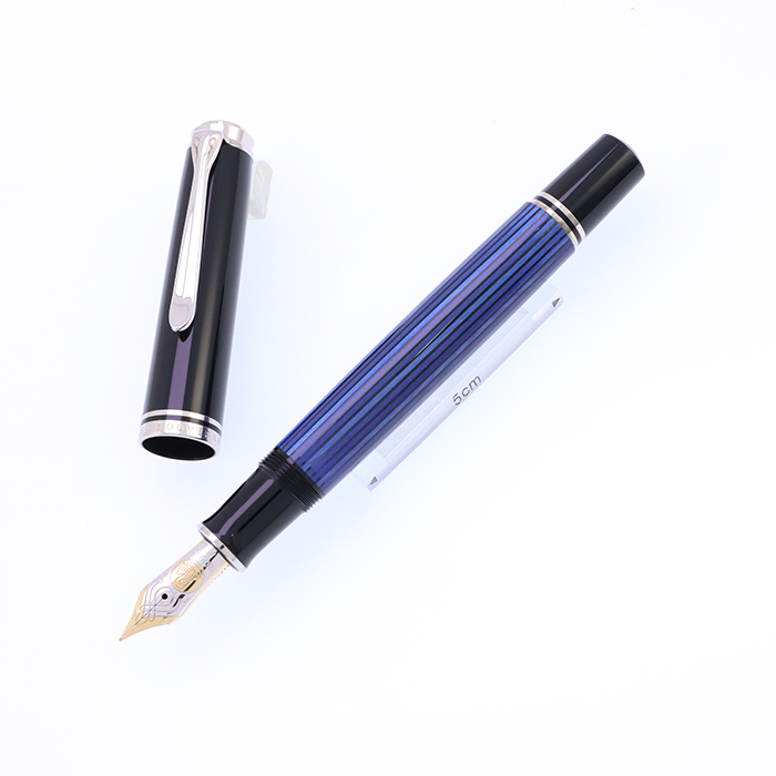 WATERMAN 万年筆 青 ストライプデザイン WATERMAN 万年筆 青 ストライプデザイン