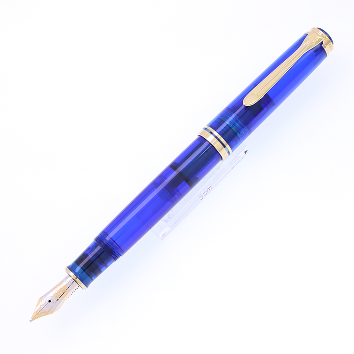 中古)Pelikan ペリカン 万年筆 リミテッドエディション M800 ブルー 