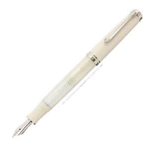 Pelikan ペリカン 万年筆 スーベレーン M605 ホワイトストライプ F メイン