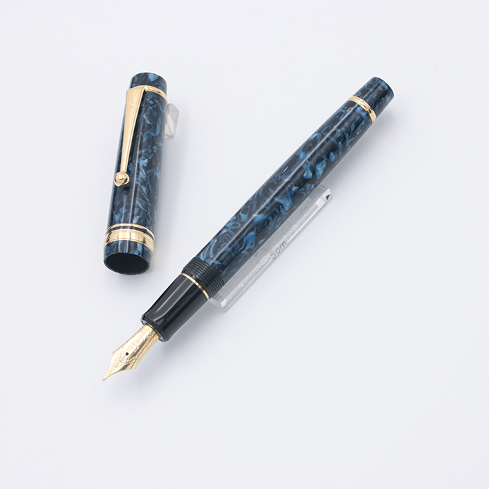 Amazon.co.jp: PILOT 万年筆 Custom Legance ブルーマーブル F