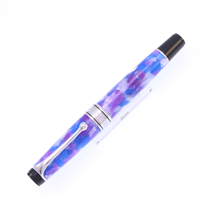 未使用品 アウロラ カレイドスコーピオ ルーチェブルー 万年筆 EF 即送 中古)AURORA アウロラ 万年筆 リミテッドエディション カレイド