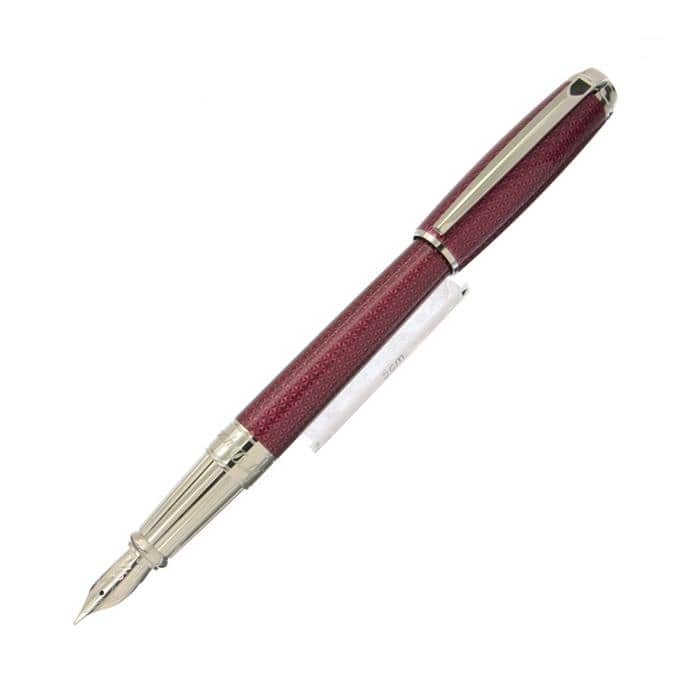 S.T.Dupont エス・テー・デュポン 万年筆 ラインD L ギヨシェアンダーラッカー アメジストパープルナチュラルラッカー