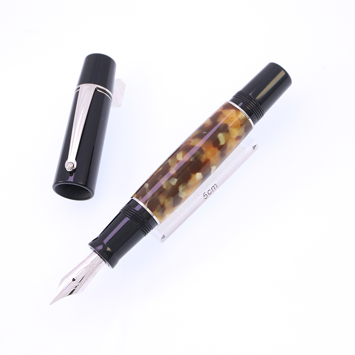 中古)DELTA デルタ 万年筆 オールドナポリ ブラウン M（商品ID