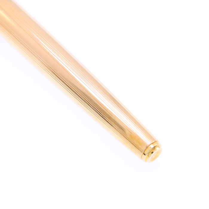 中古)PLATINUM プラチナ 万年筆 金張り 14KGF 18K/中字（商品ID