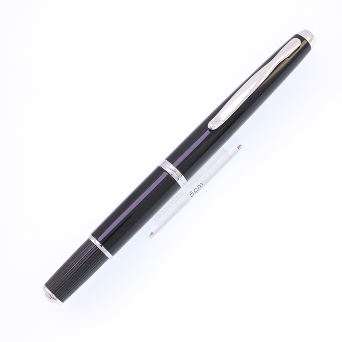 中古)PILOT パイロット 万年筆 キャップレス フェルモ ブラック 細字