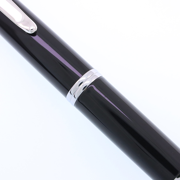 中古)PILOT パイロット 万年筆 キャップレス フェルモ ブラック 細字