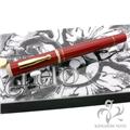 DELTA デルタ 万年筆 ヴィア ベネット レッド ゴールドトリム