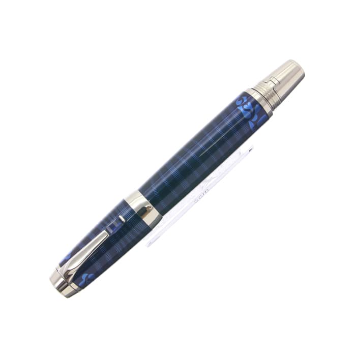 【値下げ不可】モンブラン 万年筆 ボエム ブルー 中古)MONTBLANC モンブラン 万年筆 ボエム ミッドサイズ ブルー