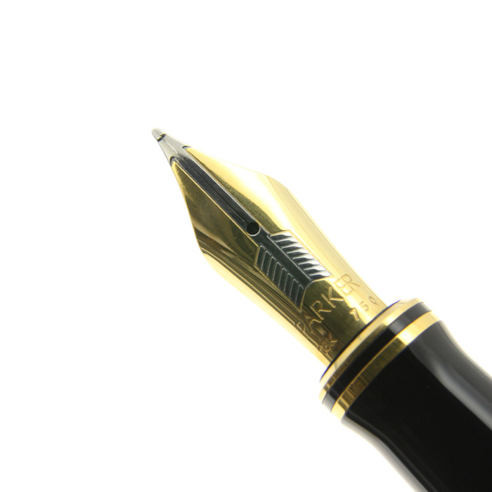 18金 パーカー デュオフォールド 万年筆 マーブルブルー 新品)PARKER パーカー 万年筆 デュオフォールド クラシック