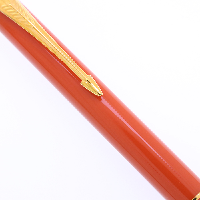 PARKER パーカー ボールペン デュオフォールド オレンジ 中古)PARKER パーカー ボールペン デュオフォールド オレンジ
