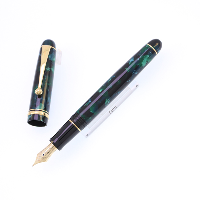 中古)PILOT パイロット 万年筆 カスタム レガンス2 グリーン 中字