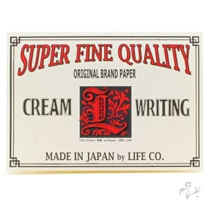 LIFE ライフ A5便箋 Lブランドラベル 横罫 L309 メイン