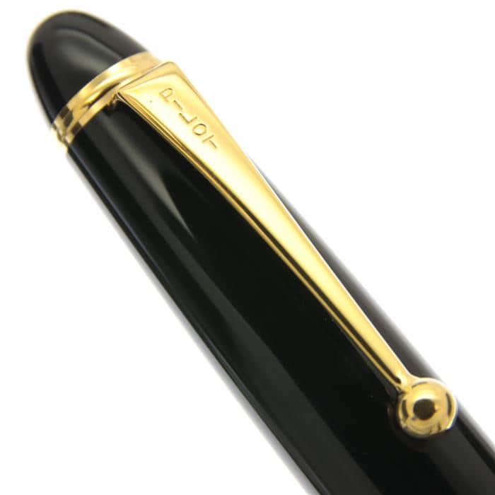 中古)PILOT パイロット 万年筆 カスタム743 ブラック 軟中細字(商品ID