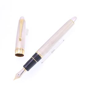 万年筆 カスタム748 スターリングシルバー バーリィコーン 軟細字