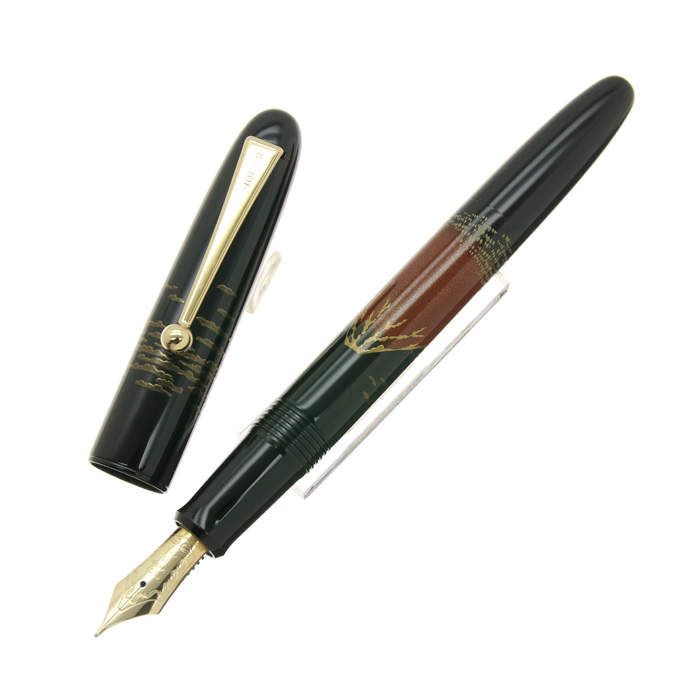 PILOT万年筆　蒔絵　赤富士　化粧箱付 詳細ページ | 万年筆 ボールペンなど高級筆記具の販売・買取