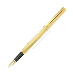 CARAN d'ACHE カランダッシュ 万年筆 ヘクサゴナルコレクション グレンドージュ ゴールドプレート M メイン