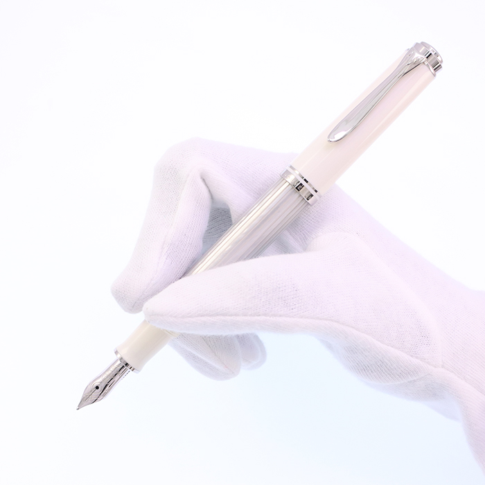 Pelikan スーべレーン M405 シルバーホワイトF 【公式通販】