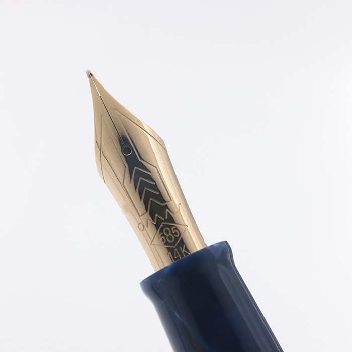 新品)OMAS オマス 万年筆 パラゴン ブルーロイヤル ゴールドトリム 14K