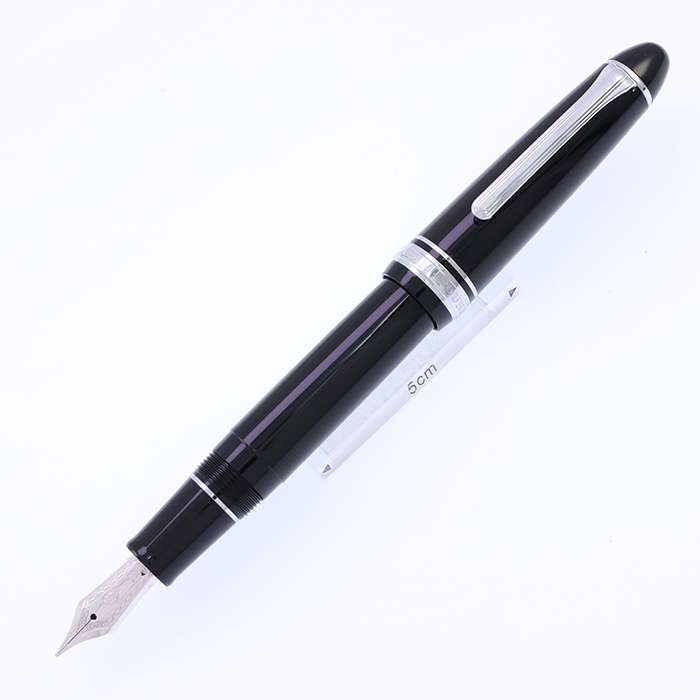 中古)SAILOR セーラー 万年筆 プロフィット21 銀 ブラック 太字（商品 