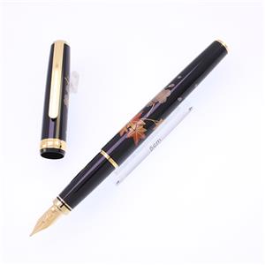 中古)PLATINUM プラチナ 万年筆 18Kスタンダード 美巧 加賀平