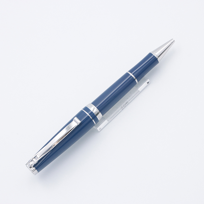 クレオスクリベント　ボールペン 新品)Cleo Skribent クレオ スクリベント ボールペン プラチナ ブルー
