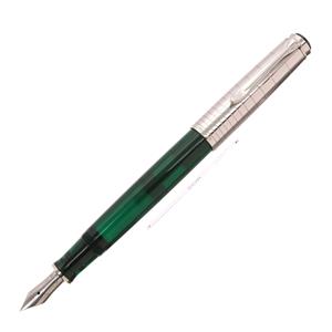 Pelikan ペリカン 万年筆 スーベレーン M425 シルバー/グリーン M メイン