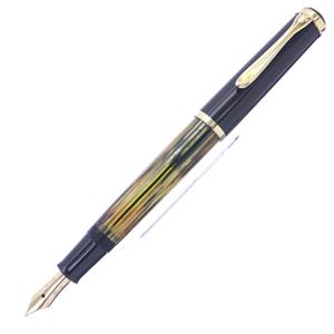 Pelikan ペリカン 万年筆 #400 茶縞 F メイン