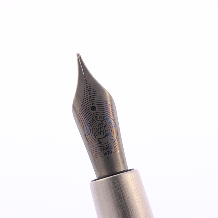 中古)J.HERBIN エルバン 万年筆 クリッパー ブラシ シルバー F（商品ID
