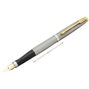 Parker 75 Sterling Silver Ciselè Stilografica Fountain Pen Plume 