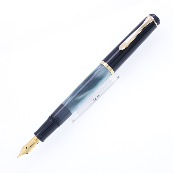 (美品)(純正ボトルインク付) ペリカン万年筆M200 ピストン吸引式 Pelikan ペリカン 万年筆 クラシック M200 M205 吸入式 : 印鑑と