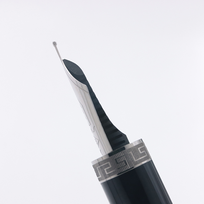 新品)OMAS オマス 万年筆 オジヴァ ネラ シルバートリム 14K（商品ID