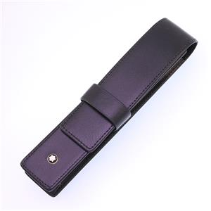 ペンケース マイスターシュテュック クラスプ付 (シエナ) ブラック 1本用