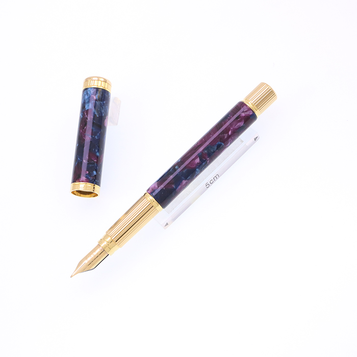中古)WATERMAN ウォーターマン 万年筆 レディ アガサ ブルーパープル F