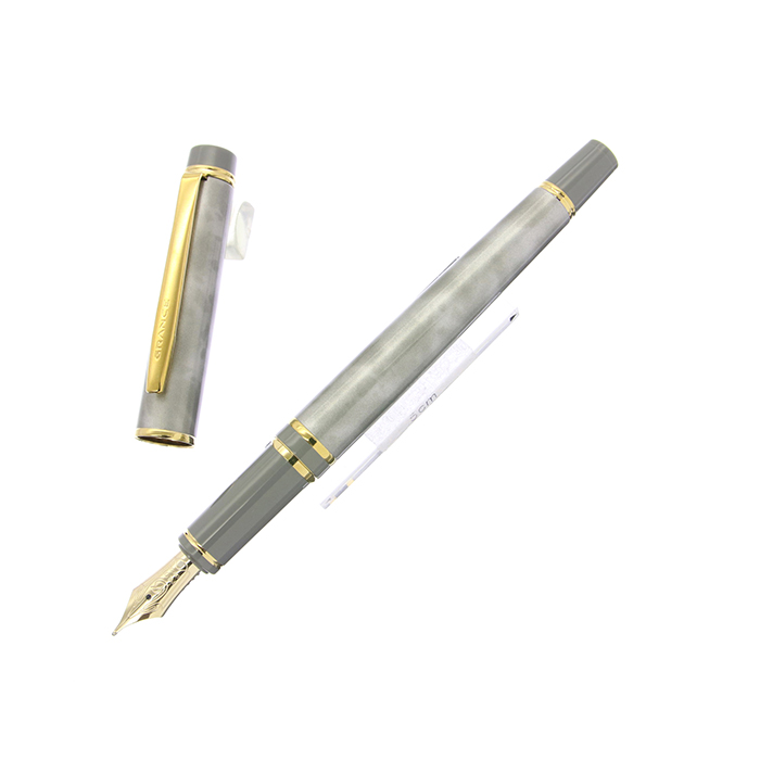 新品)PILOT パイロット 万年筆 グランセ マーブルグレー（商品ID