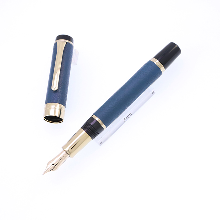 セーラー万年筆　 CYLINT ボールペン　新潟漆器　瑠璃 hanko-otobe_10-6008-ruri