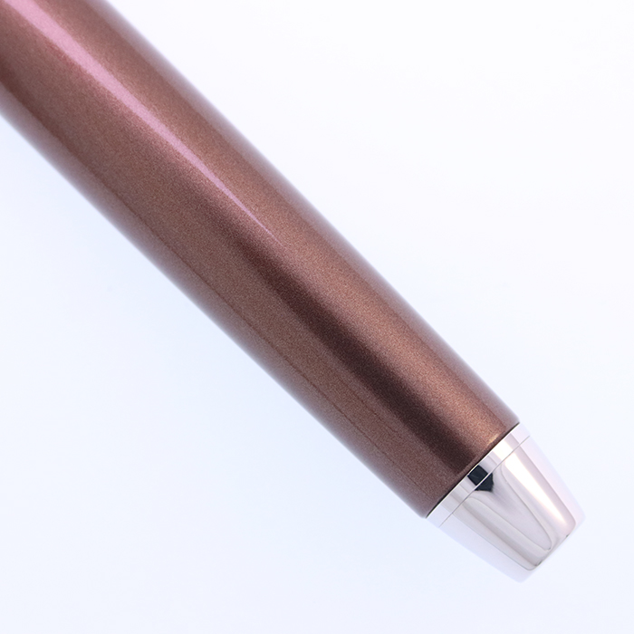 中古)PILOT パイロット 万年筆 エラボー ブラウン 軟中字 (金属軸